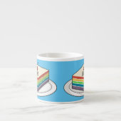 Rainbow cake Cartoon Espressotasse (Vorderseite)