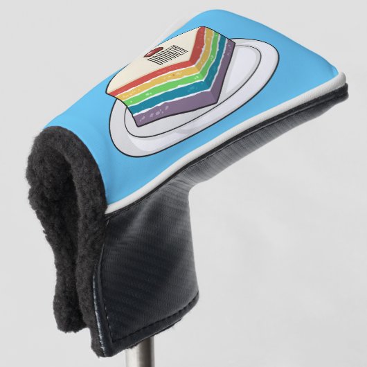 Rainbow cake Cartoon Golf Headcover (3/4 Vorderseite)