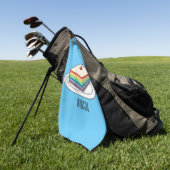 Rainbow cake Cartoon Golfhandtuch (Gras)