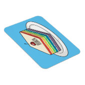 Rainbow cake Cartoon Magnet (Rechte Seite)
