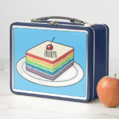 Rainbow cake Cartoon Metall Brotdose (Beispiel)