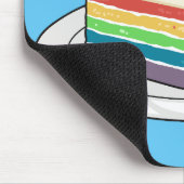 Rainbow cake Cartoon Mousepad (Ecke)