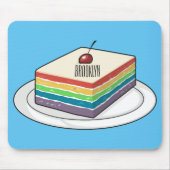 Rainbow cake Cartoon Mousepad (Vorne)