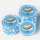 Rainbow cake Cartoon Pokerchips (Stapel)