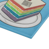 Rainbow cake Cartoon Schneidebrett (Ecke)