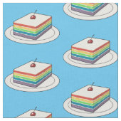 Rainbow cake Cartoon Stoff (Nahaufnahme)