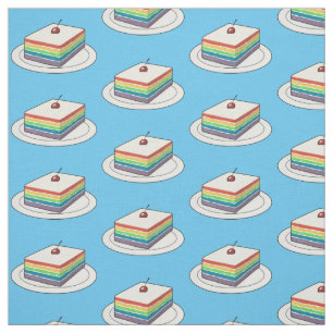Rainbow cake Cartoon Stoff