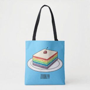 Rainbow cake Cartoon Tasche