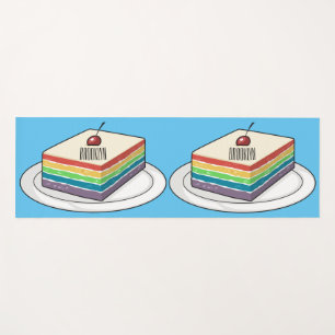 Rainbow cake Cartoon Yogamatte