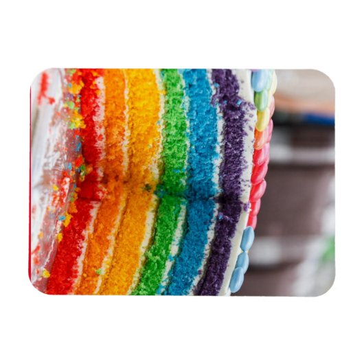 RAINBOW CAKE FLEXIBLE MAGNET (Horizontal)