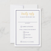 Rainbow Cake Food Choice RSVP Card (Vorderseite)