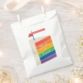 Rainbow Cake Happy Birthday Make a Wish Geschenktütchen (Ausgeschnitten)