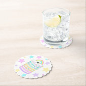 Rainbow Cake mit Pastel Stars Untersetzer (Vor Ort)