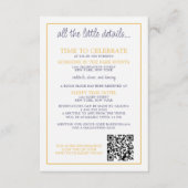 Rainbow Cake Wedding Begleitkarte (Vorderseite)