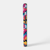 Rainbow Camouflage iPhone 15 Hülle (Linke Seite)