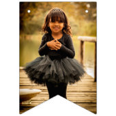 Rainbow Cancer Glitzer Geburtstagsparty Wimpelkette (Dritte Fahne)