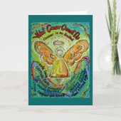 Rainbow Cancer kann Grußkarten nicht angleichen Karte (Vorderseite)