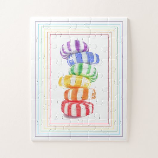RAINBOW CANDY 11x14 Big Pieces Puzzle (Vertikal)