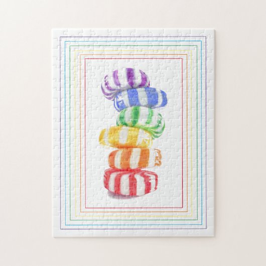 RAINBOW CANDY 11x14 Puzzle (Vertikal)