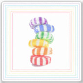 RAINBOW CANDY 2" Vinyl Sticker (Vorderseite)