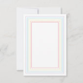 RAINBOW CANDY 3,5x5 Flachkarte Karte (Rückseite)