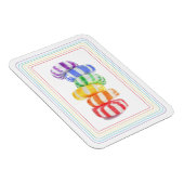 RAINBOW CANDY 3x4 Flexible Magnet (Rechte Seite)