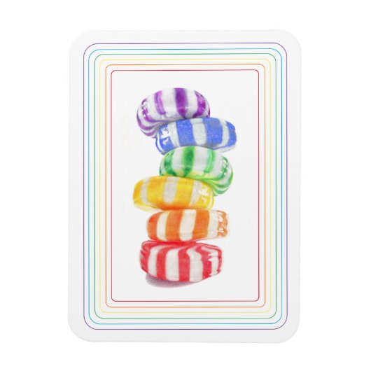 RAINBOW CANDY 3x4 Flexible Magnet (Vertikal)