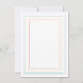RAINBOW CANDY 4,5x6,25 Flachkarte Karte (Rückseite)