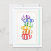 RAINBOW CANDY 4,5x6,25 Flachkarte Karte (Vorderseite)