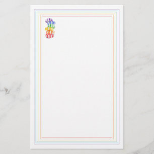 RAINBOW CANDY 5,5"X8,5" Stationierung Briefpapier