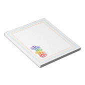 RAINBOW CANDY 5.5x6 Notepad Notizblock (angewinkelt)