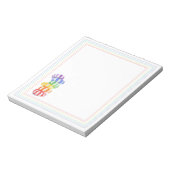 RAINBOW CANDY 5.5x6 Notepad Notizblock (Rotiert)