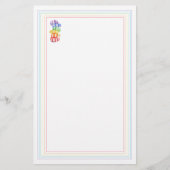 RAINBOW CANDY 5.5x8.5 Stationierung Briefpapier (Vorderseite)
