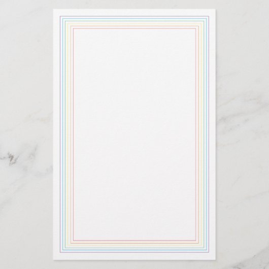 RAINBOW CANDY 5.5x8.5 Stationierung Briefpapier (Rückseite)