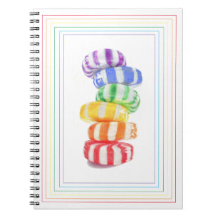 RAINBOW CANDY 6.5x8.75 Notebook Notizblock