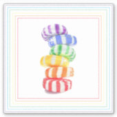 RAINBOW CANDY 6" Vinyl Sticker (Vorderseite)