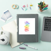 RAINBOW CANDY 6" Vinyl Sticker (iPad Hülle)