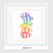RAINBOW CANDY 8" Vinyl Sticker (Blatt)