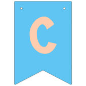 Rainbow Candy Buffet Sign Wimpelkette (Zweite Fahne)