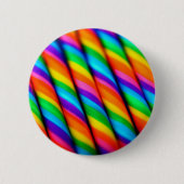 Rainbow Candy Cane Button (Vorderseite)