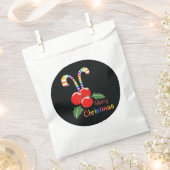Rainbow Candy Cane Christmas Favor Bag Geschenktütchen (Ausgeschnitten)