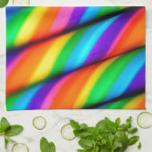 Rainbow Candy Cane Handtuch (Gefaltet)