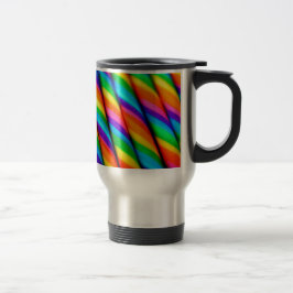 Rainbow Candy Cane Reisebecher