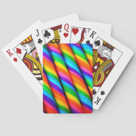 Rainbow Candy Cane Spielkarten