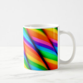 Rainbow Candy Canes 2 Kaffeetasse