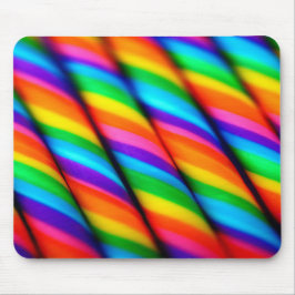 Rainbow Candy Canes 2 Mousepad