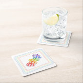 RAINBOW CANDY Diamond Paper Untersetzer (Vor Ort)