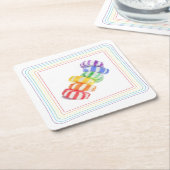 RAINBOW CANDY Diamond Paper Untersetzer (angewinkelt)