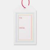 RAINBOW CANDY Gift Tags Geschenkanhänger (Rückseite)