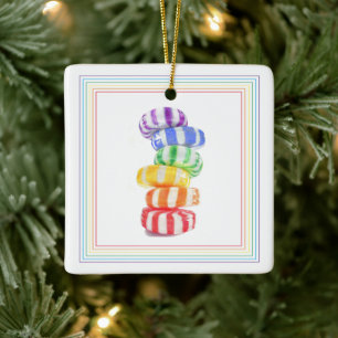 RAINBOW CANDY Keramik Keramikornament